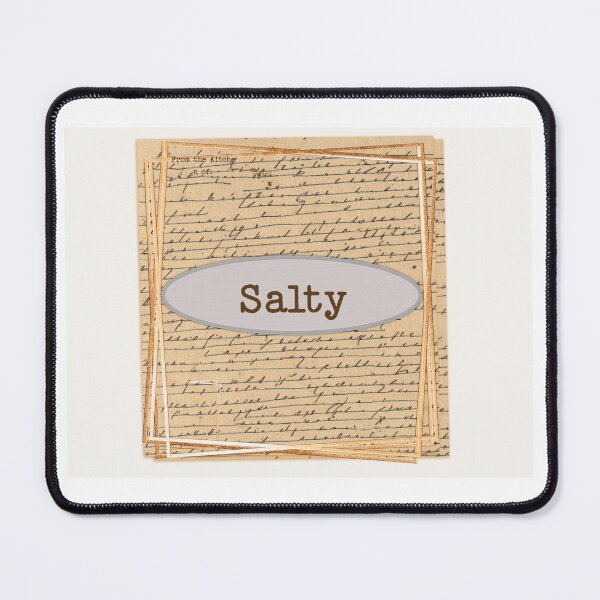 Item preview, Salty Vintage Recipe Card Personality Trait Funny designed and sold by Gemini-PNW.