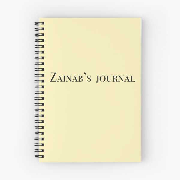 Item preview, Zainab’s journal design  designed and sold by FtloMohamadShop.