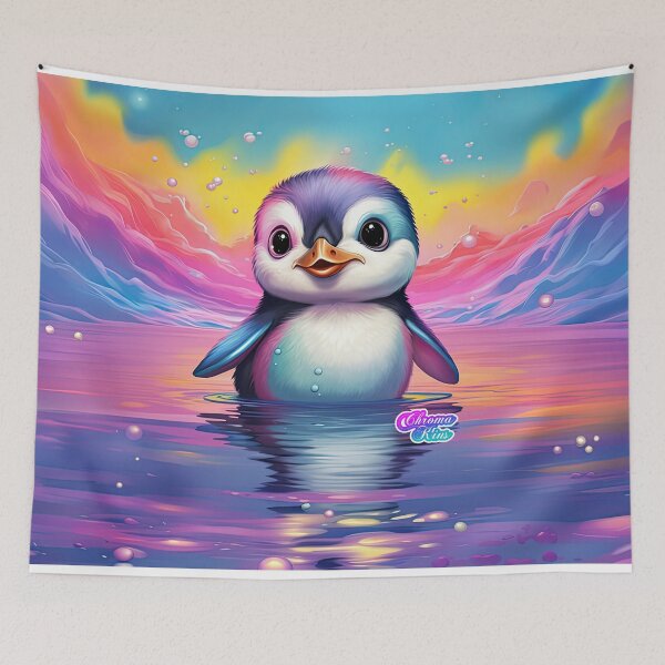 Item preview, Whimsical Y2K Rainbow Penguin Collection: Magical Shirts, Stickers, and More! designed and sold by ChromaKins.