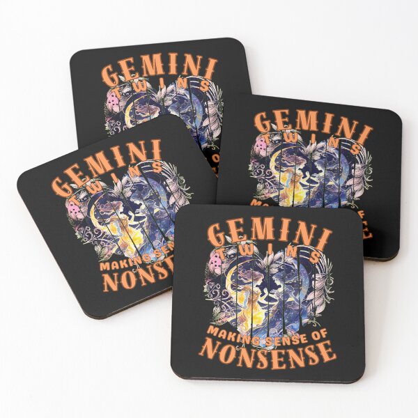 Item preview, Gemini Energy: Powered By Coffee And Curiosity. gemini horoscope designed and sold by ZodiacWonders.