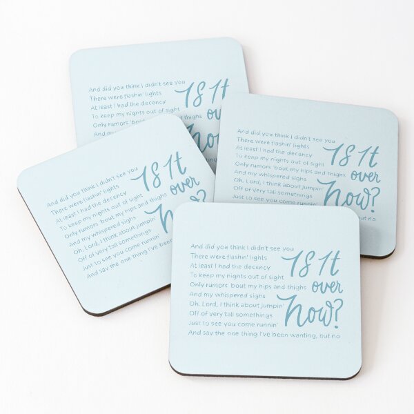 Item preview, Is it over now lyrics designed and sold by cranberryrose22.