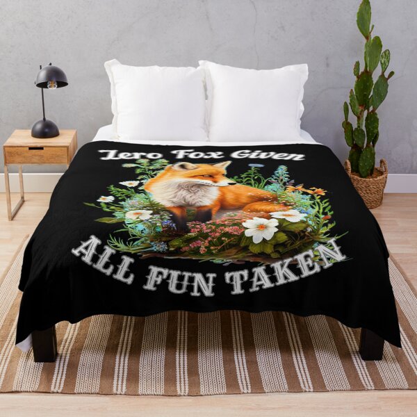 Item preview, Zero Fox Given, All Fun Taken. fox quote designed and sold by FoxVibes.