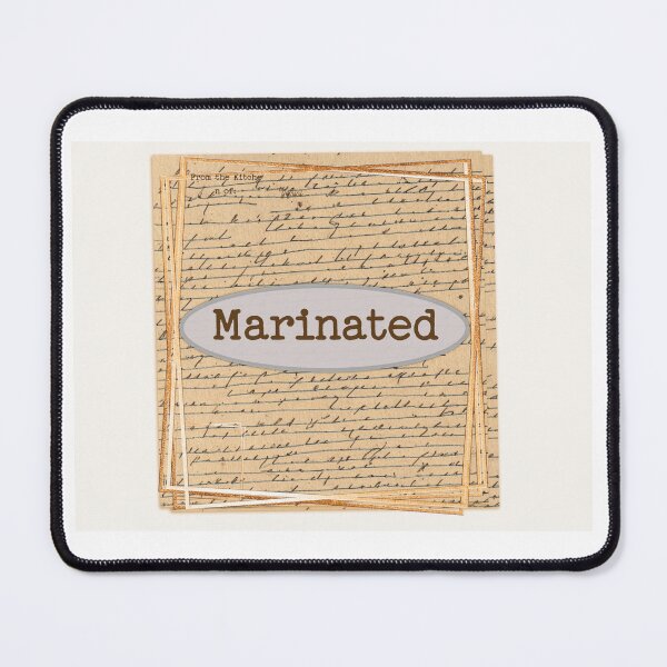 Item preview, Marinated Vintage Recipe Card Personality Trait Funny designed and sold by Gemini-PNW.
