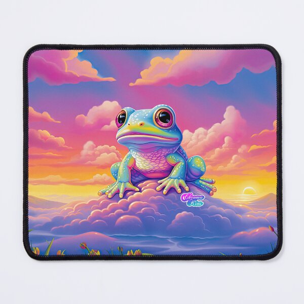 Item preview, Whimsical Y2K Rainbow Baby Frog Collection: Magical Shirts, Stickers, and More! designed and sold by ChromaKins.