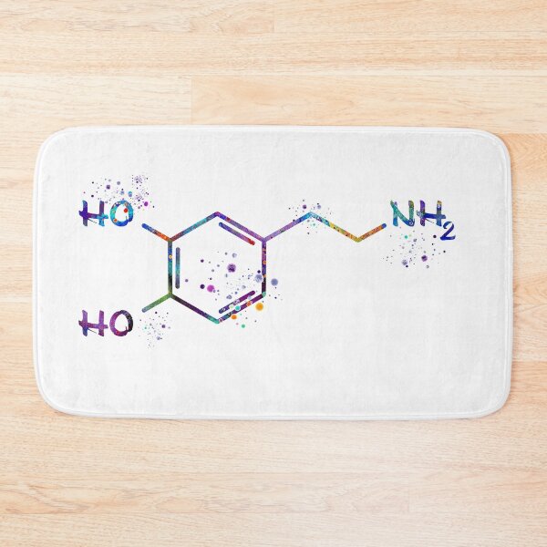 Item preview, Dopamine Molecule Watercolor designed and sold by LotusGifts.