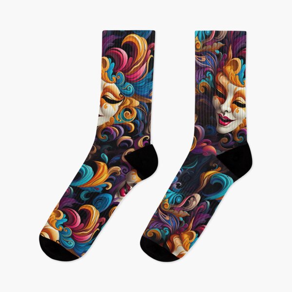 Item preview, Venetian Carnival Extravaganza: Smiles, Chaos, and Vibrant Hues designed and sold by polonuim210.