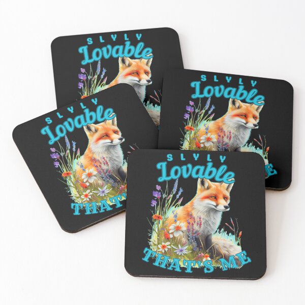 Item preview, Slyly Lovable, That's Me. fox face designed and sold by FoxVibes.