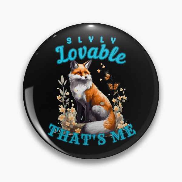 Item preview, Slyly Lovable, That's Me. snow fox designed and sold by FoxVibes.