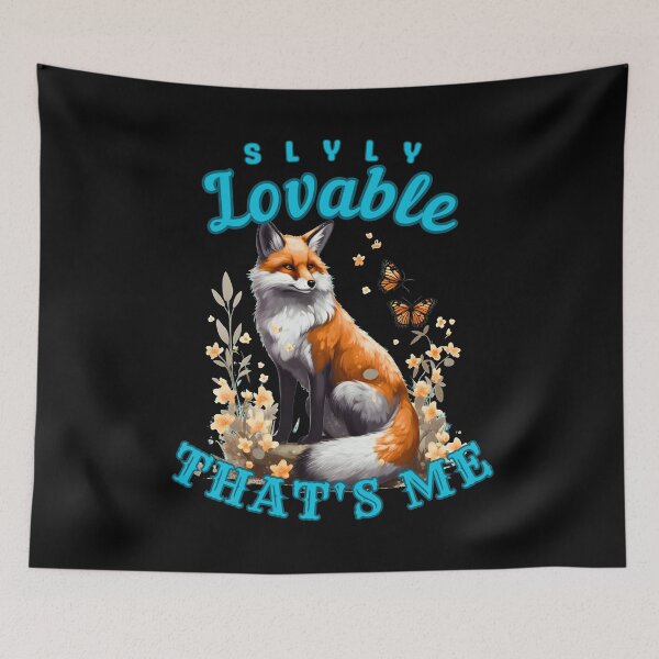 Item preview, Slyly Lovable, That's Me. snow fox designed and sold by FoxVibes.