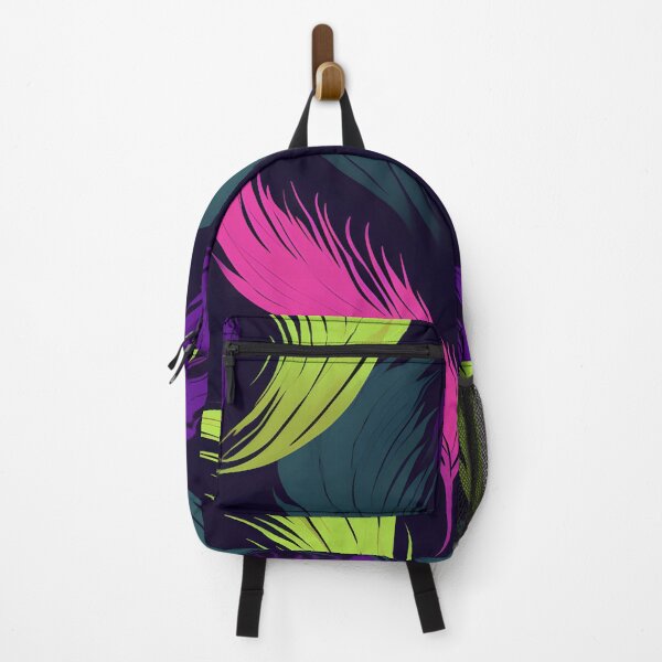 Item preview, Neon Plumes on Midnight designed and sold by inkArtistryfine.