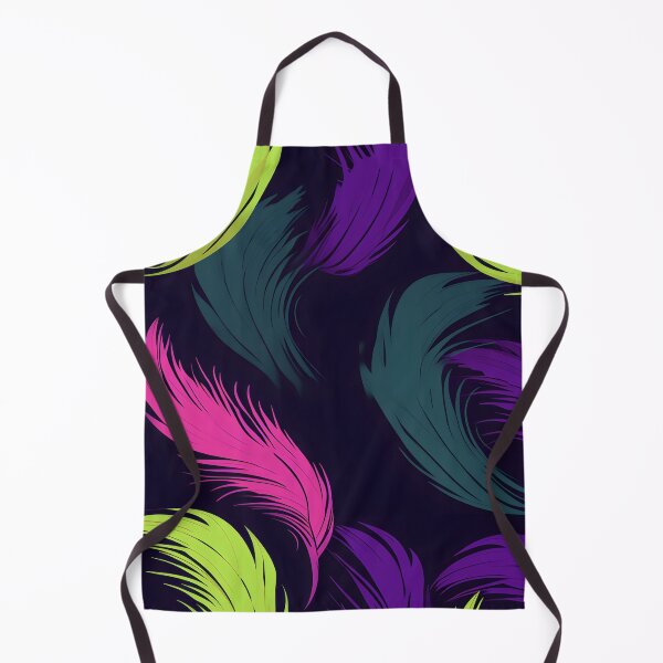 Item preview, Neon Plumes on Midnight designed and sold by inkArtistryfine.