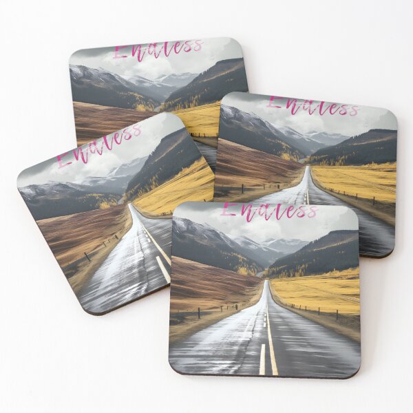 Item preview, Autumn Journey: Scenic Mountain Road Travel Print designed and sold by inkArtistryfine.