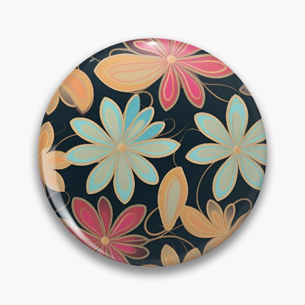 Item preview, Vibrant Floral Elegance: Trendy Seamless Pattern Design designed and sold by inkArtistryfine.