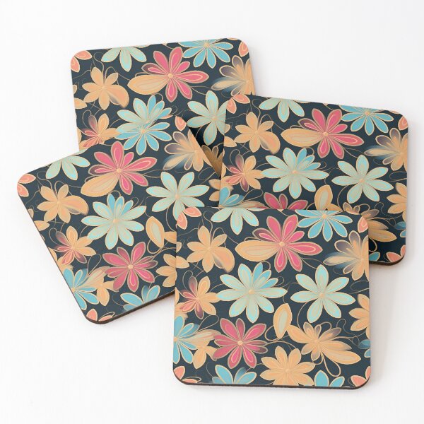 Item preview, Vibrant Floral Elegance: Trendy Seamless Pattern Design designed and sold by inkArtistryfine.
