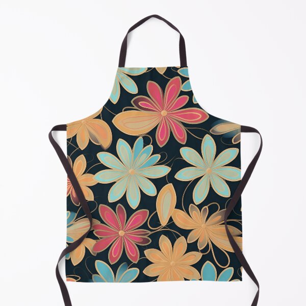 Item preview, Vibrant Floral Elegance: Trendy Seamless Pattern Design designed and sold by inkArtistryfine.