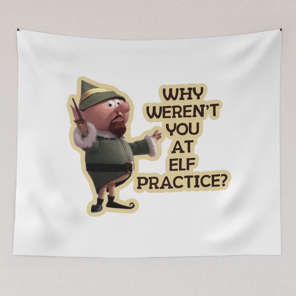 Item preview, Rudolph / Why Weren’t You at Elf Practice? designed and sold by Cuttintees.