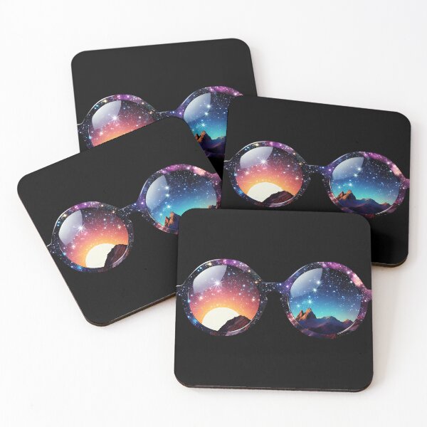 Item preview, Round Sunglasses Starry Night Sky Gazing Celestial Charm designed and sold by meganohm.