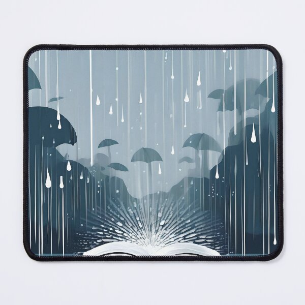 Item preview, Raining on open book. designed and sold by WildLadyWood.