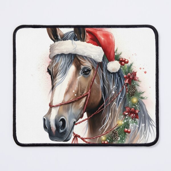 Item preview, vacaciones acuarela navidad caballo impresión designed and sold by dcrc.