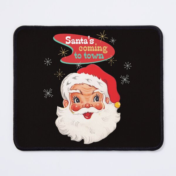 Item preview, Santa's Coming to Town Retro Santa Face designed and sold by BeansHotTees.