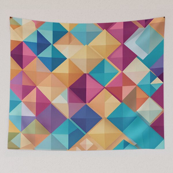 Item preview, Chromatic Geometry: A Kaleidoscope of Bold Hues and Striking Shapes designed and sold by JAMESAMORN.