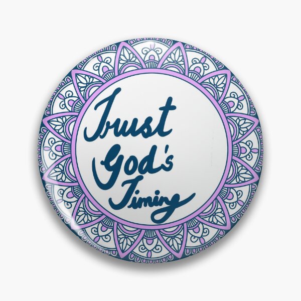 Item preview, Trust God's Timing Mandala designed and sold by ink-intricates.