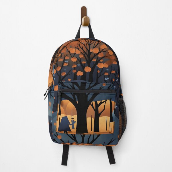 Item preview, Twilight Harvest: Mystical Autumn Forest Illustration Pattern designed and sold by inkArtistryfine.
