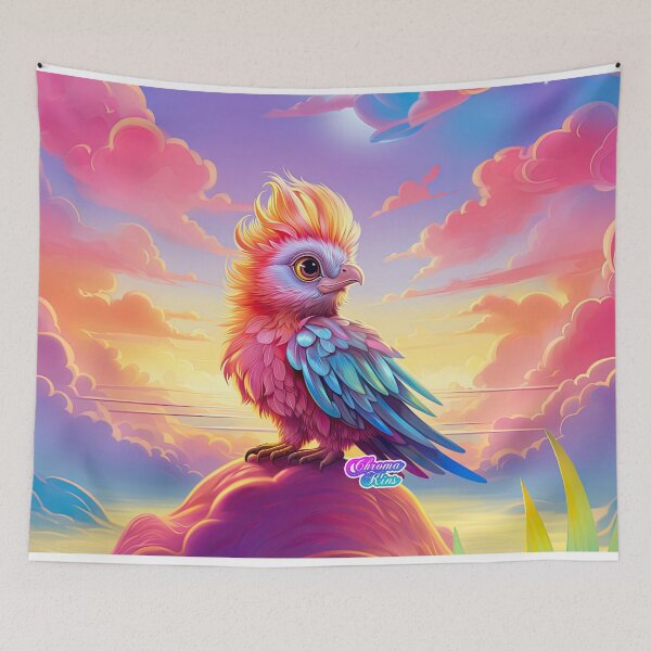 Item preview, Whimsical Y2K Rainbow Baby Phoenix Bird Collection: Magical Shirts, Stickers, and More! designed and sold by ChromaKins.