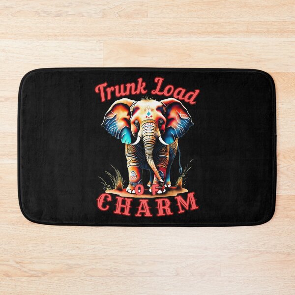 Item preview, Trunk Load of Charm. colorful elephant designed and sold by ElephantVibes.