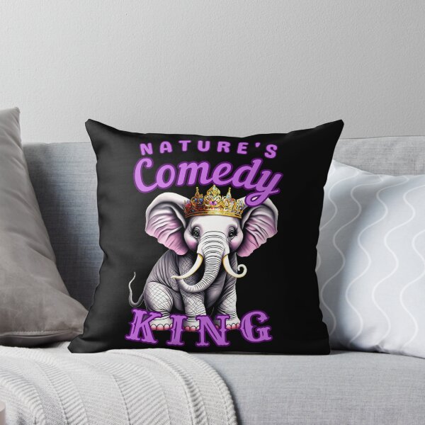 Item preview, Nature's Comedy King. elephant face designed and sold by ElephantVibes.