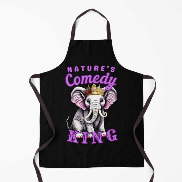 Item preview, Nature's Comedy King. elephant face designed and sold by ElephantVibes.