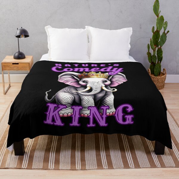 Item preview, Nature's Comedy King. elephant face designed and sold by ElephantVibes.