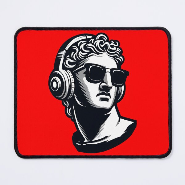 Item preview, Bust wearing sunglasses and listening to music designed and sold by PuFFYTiC.