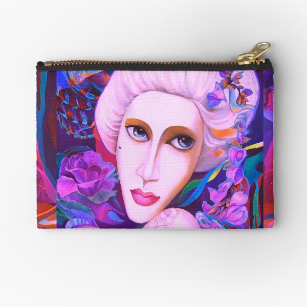 Lady with "Mushka" Zipper Pouch