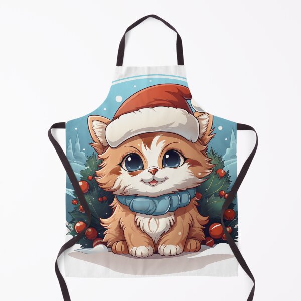Item preview, Christmas cat with santa hat cute cat designed and sold by Bankza.