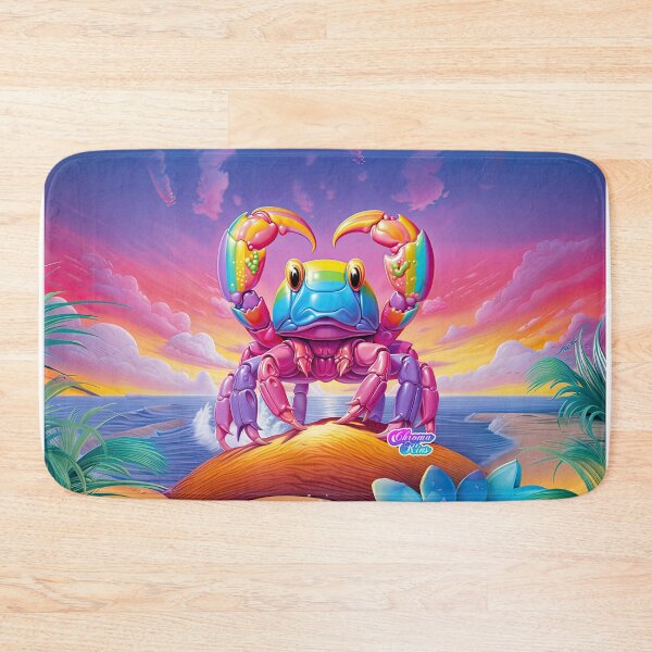 Item preview, Whimsical Y2K Rainbow Crab Collection: Magical Shirts, Stickers, and More! designed and sold by ChromaKins.