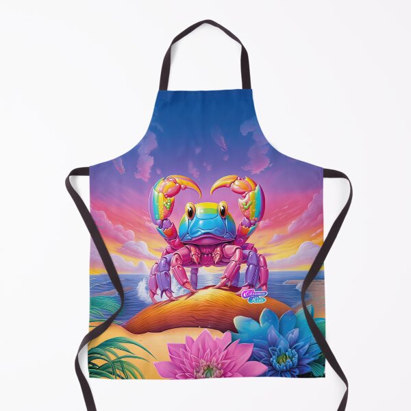 Item preview, Whimsical Y2K Rainbow Crab Collection: Magical Shirts, Stickers, and More! designed and sold by ChromaKins.
