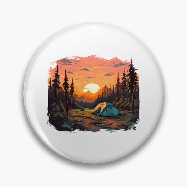 Item preview, camping on the river and mountain designed and sold by sbrstore.