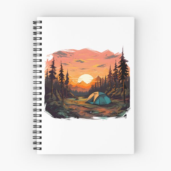 Item preview, camping on the river and mountain designed and sold by sbrstore.
