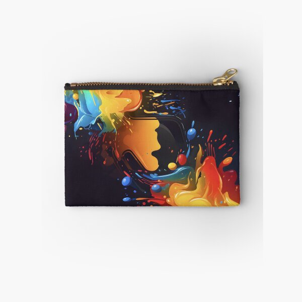 Item preview, Color Burst Vivid Abstract Swirls Dynamic Art Print designed and sold by inkArtistryfine.