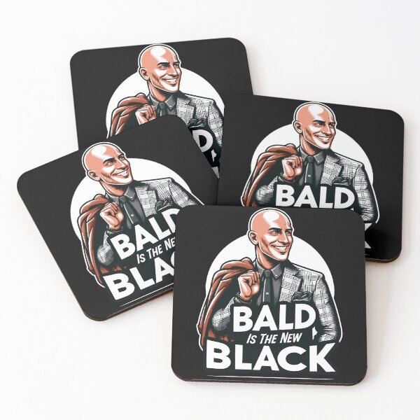 Item preview, Bald is the New Black - Show Off Your Shine designed and sold by OptimaArt.