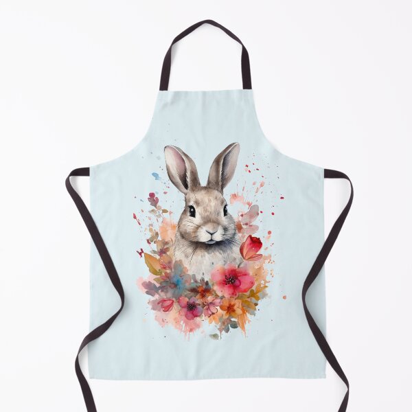 Item preview, Cute Bunny Rabbit Watercolor Art designed and sold by CleverboyDsgns.
