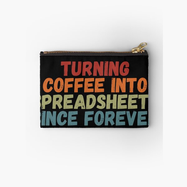 Aperçu de l'œuvre transformer le café en feuilles de calcul depuis toujours - Conception comptable créée et vendue par Nottivago-App.