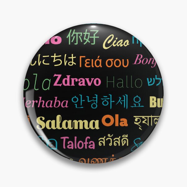 Item preview, Say hello around the world designed and sold by QuirkyFreq.