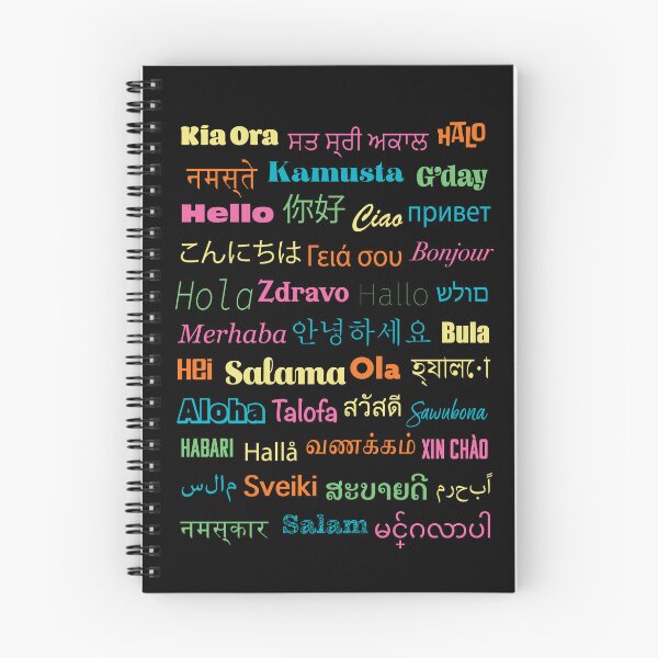 Item preview, Say hello around the world designed and sold by QuirkyFreq.