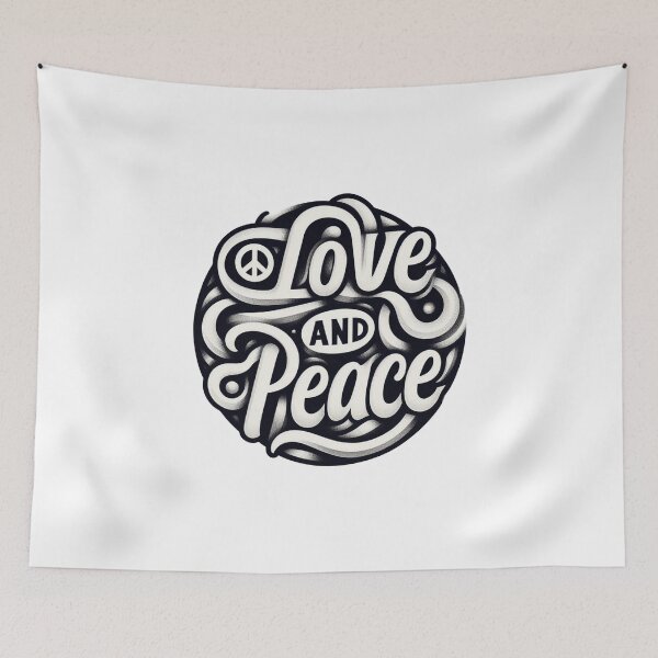Item preview, Love and Peace designed and sold by Happinessgiver.
