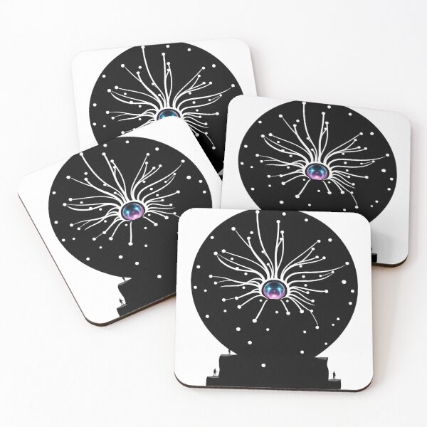 Item preview, Plasma Ball, Black And White, With Purple And Pink. designed and sold by PNWEnergy.