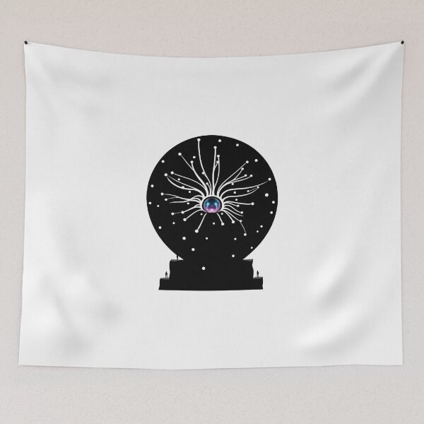 Item preview, Plasma Ball, Black And White, With Purple And Pink. designed and sold by PNWEnergy.