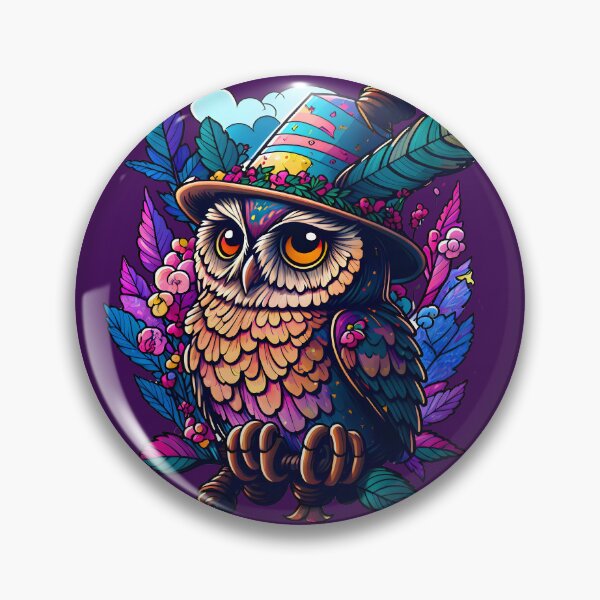 Item preview, Cute Little Owl with Hat designed and sold by Zeppy.