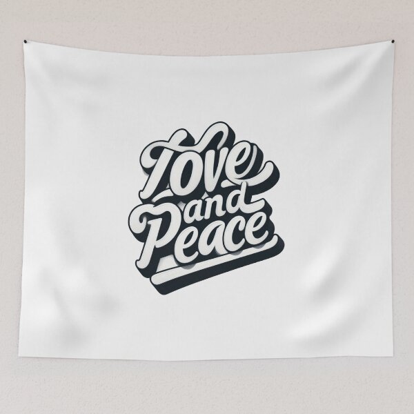 Item preview, Love and Peace designed and sold by Happinessgiver.